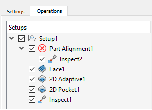 operations tab