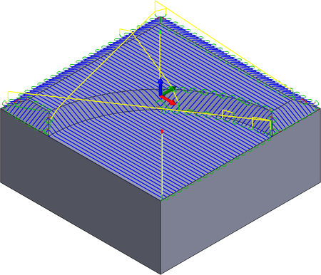 machine straight on example