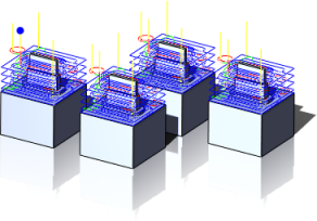 duplication pattern toolpath example