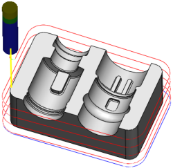 cutter motion when compensation is applied