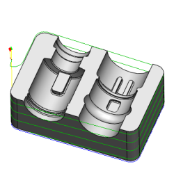 toolpath preview before compensation is applied