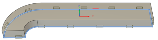 2D Contour strategy - defining rectangular tabs on the Geometry tab