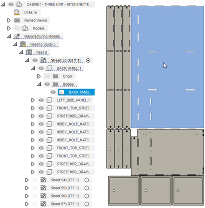 select nest part