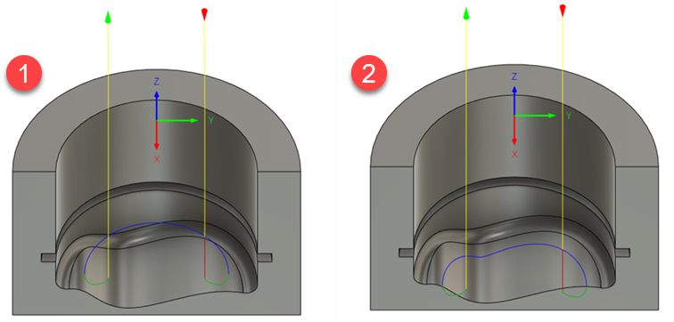 advanced swarf toolpath - machining with a tapered mill tool