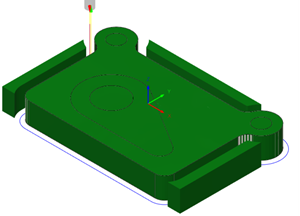 toolpath and in-process stock