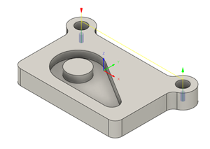 two holes selected