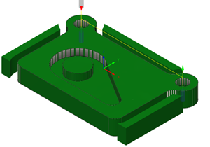 toolpath and in-process stock