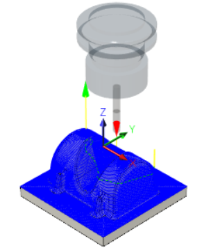 calculated toolpath