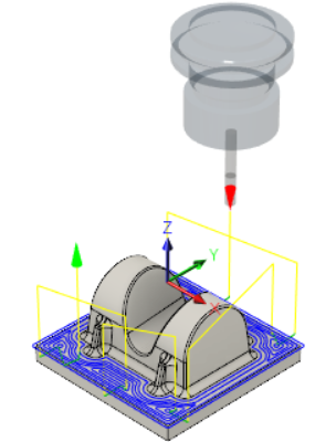 calculated toolpath