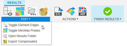 Toggle element edges