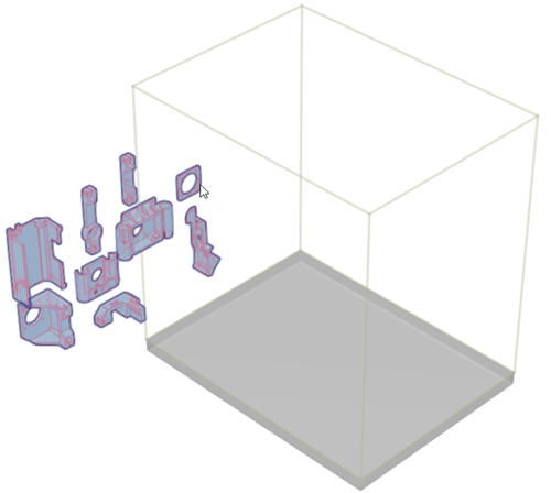 nine components selected outside the printer