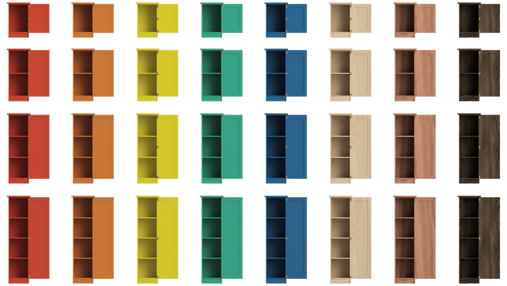 custom configurable cabinet example