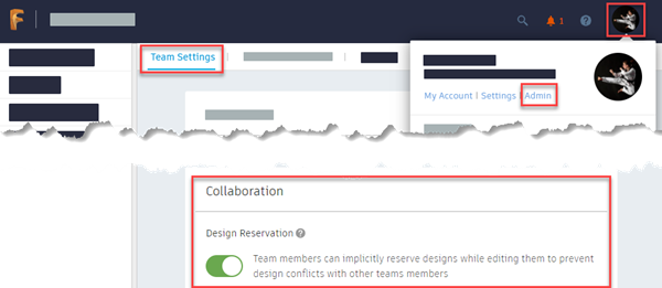enable design reservation