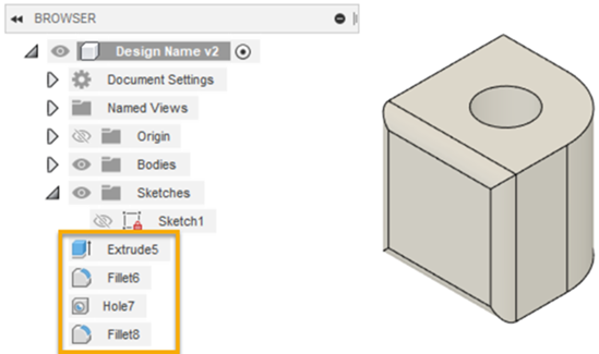 direct modeling mode example