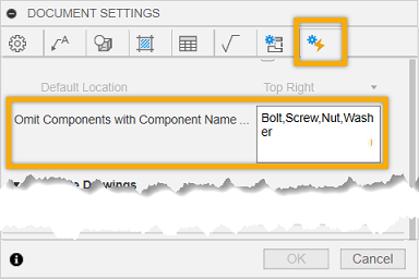 omit components