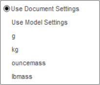 mass units