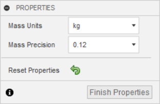 properties dialog