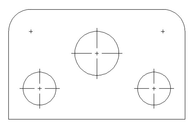 center mark example