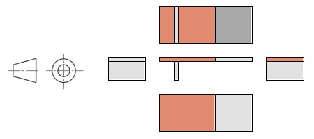 first angle projection example