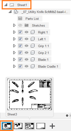 sheet bar example