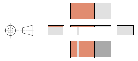 third angle projection example