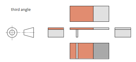 third angle projection