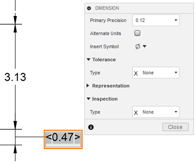 modify dimension properties