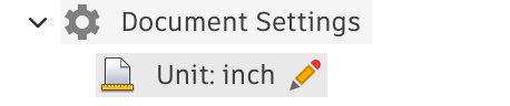 Document settings