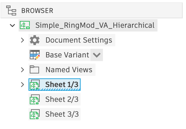 Electronics Browser in default state
