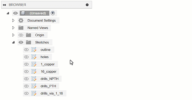 DXF export layers