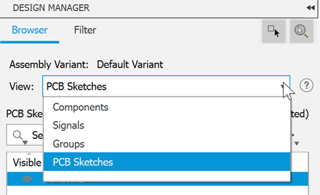 PCB Sketch Design Manager