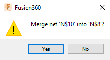 Merge dialog