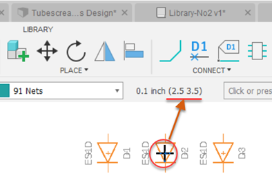 pointer coordinates