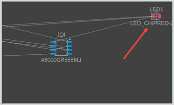 Final LED position