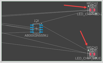 Final LED position