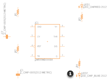 LED positions