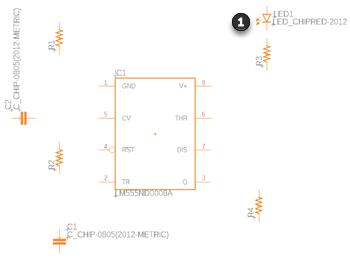 LED positions