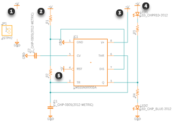 Voltage symbol positions