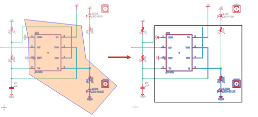 polygon selection