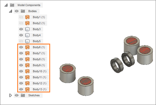 browser - fluid volume created