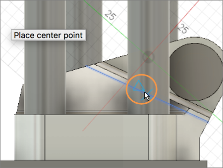 center point triangle