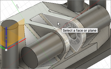 create center cylinder