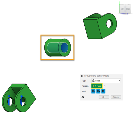 structural constraints2 dialog