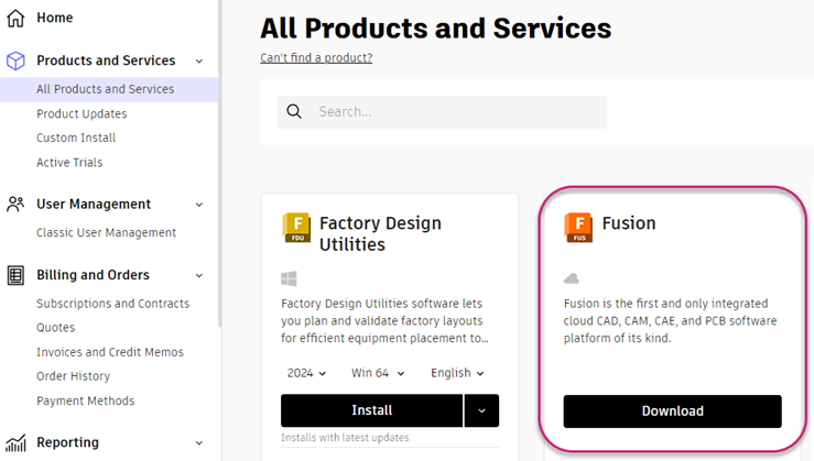 Fusion 360 Help | Download Fusion 360 | Autodesk
