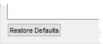 preferences restore defaults