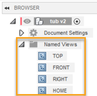 Named Views folder in the Browser