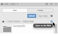 Open the Fusion web client