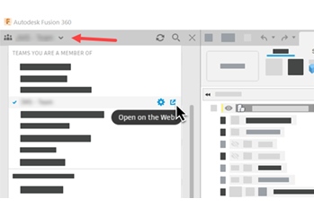 Open the Fusion web client