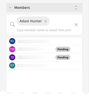 Add member to a group