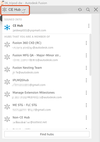 data panel hub switcher